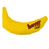 Yeowww! Juguete de hierba gatera amarillo platano para gatos, ideal para juego diario.