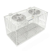 Caja de cría YHaurorise en acrílico de 30 cm para observación clara de peces.