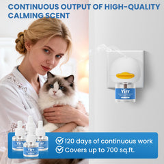 Recambio Yirr de 48 ml para mantener la calma de tu gato.