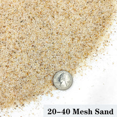YISZM arena beige, textura fina para sustrato estable.