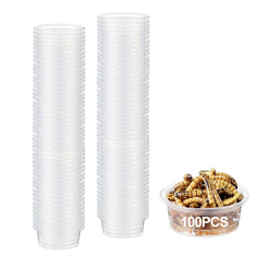 Taza de alimento y agua YOJOR para gecko crestado, facilita la alimentación diaria.