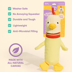 Yomp Clucky, lavable y sin chirrido para limpieza fácil.