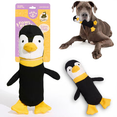 Juguete Yomp pingüino, peluche duradero para juegos prolongados en casa.