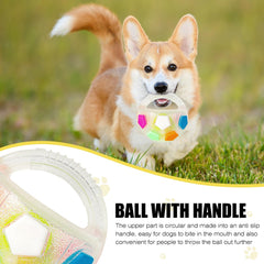 YOOGAO Pet pelotas transparente con chirriador e interior de tenis para interacción.