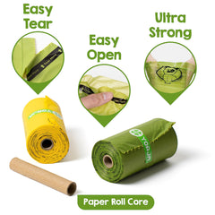 Bolsas YORJA para perro, 360 unidades duraderas.