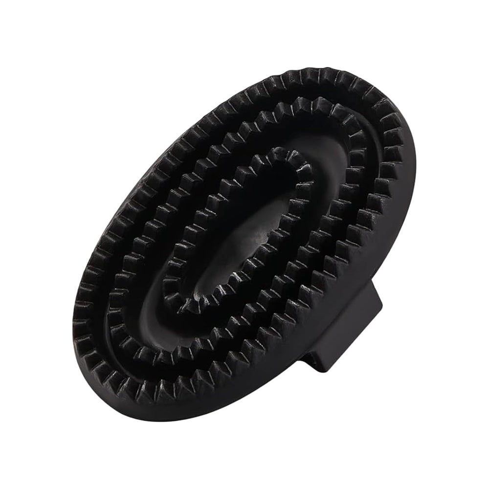 Youven cepillo curry goma compacto con manija para cepillado suave y cómodo