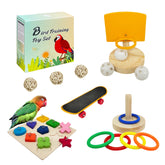 YUESUO tabla para pájaros: estimula juego activo y entrenamiento diario.