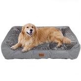 ZAKAPAWS cama ortopédica extra grande con espesor doble ofrece mayor confort y soporte.
