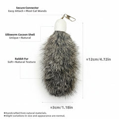 Juguete ZAYLUMO para gato sin ruido, ideal para interiores.