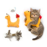 Juguete de peluche con hierba gatera ZAYLUMO para patadas y juego en casa