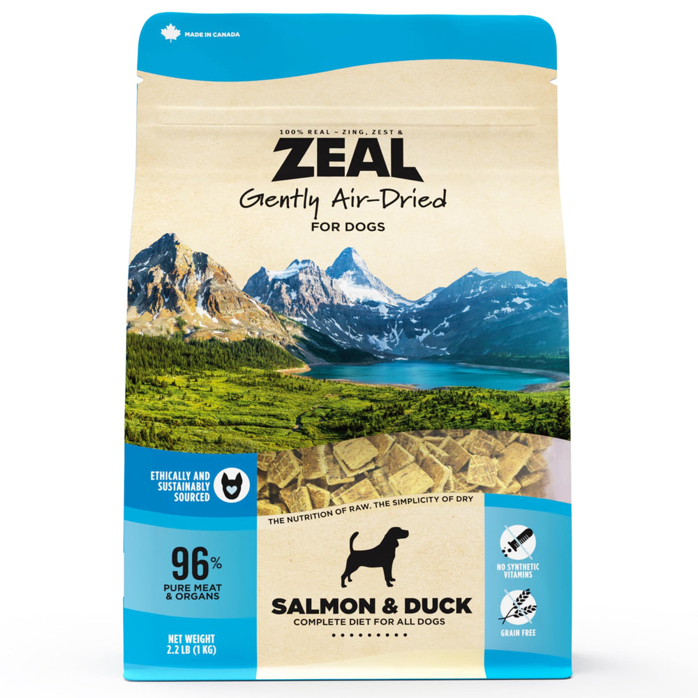 ZEAL Canadá alimento seco para perros con salmón y pato, piel sana