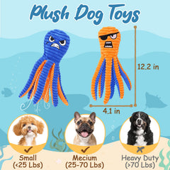 Zeaxuie juguete para perro sin relleno, reduce desorden durante el juego.