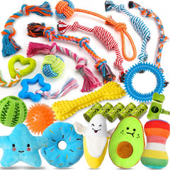 Zeaxuie juguetes cuerda lujo para cachorro: resistentes y perfectos para morder durante juego interactivo.