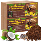 ZeeDix ladrillo de fibra de coco para terrario: sustrato que mejora limpieza y confort
