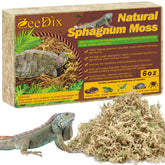 ZeeDix musgo sphagnum de fibras largas para terrario.
