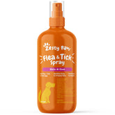 Botella de Zesty Paws para perros, combate pulgas y garrapatas