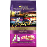 Zignature Zssential: bocado pequeño con pavo, salmón, cordero y pato para mordidas fáciles