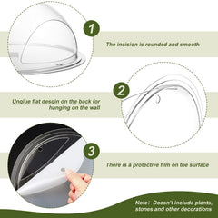 Jarrón Ziliny de pared con plantas acuáticas para decoración del hogar.