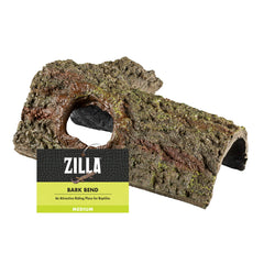 Zilla Bark Bends: vista lateral para observar excavaciones y actividad en el terrario.