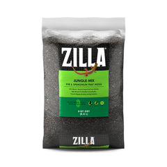 Zilla Jungle Mix en envase para terrarios, fácil de usar