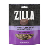 Golosinas flotantes Zilla para tortugas con camarón real, ideal para estimular la exploración.
