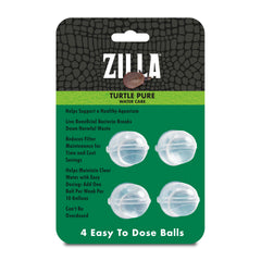 Zilla Turtle Pure: bola de dosificacion que se descompone para cuidado semanal