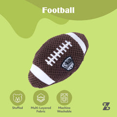 ZippyPaws SportsBallz juguete suave y seguro para acurrucarse
