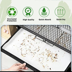 ZIQON material natural no tejido para jaula: opción ecológica y limpia.