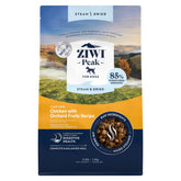 ZIWI Peak al vapor y secado: pollo sin jaula con frutas, sabor natural.