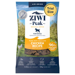 Ziwi Peak para perros con pollo, alimento secado al aire, alto en proteína.