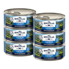 ZIWI Peak lata cordero, alimento húmedo de alta proteína para energía diaria.