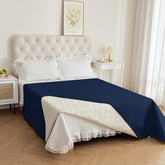 ZNSAYOTX manta impermeable para sofá protegiendo el mueble contra líquidos.