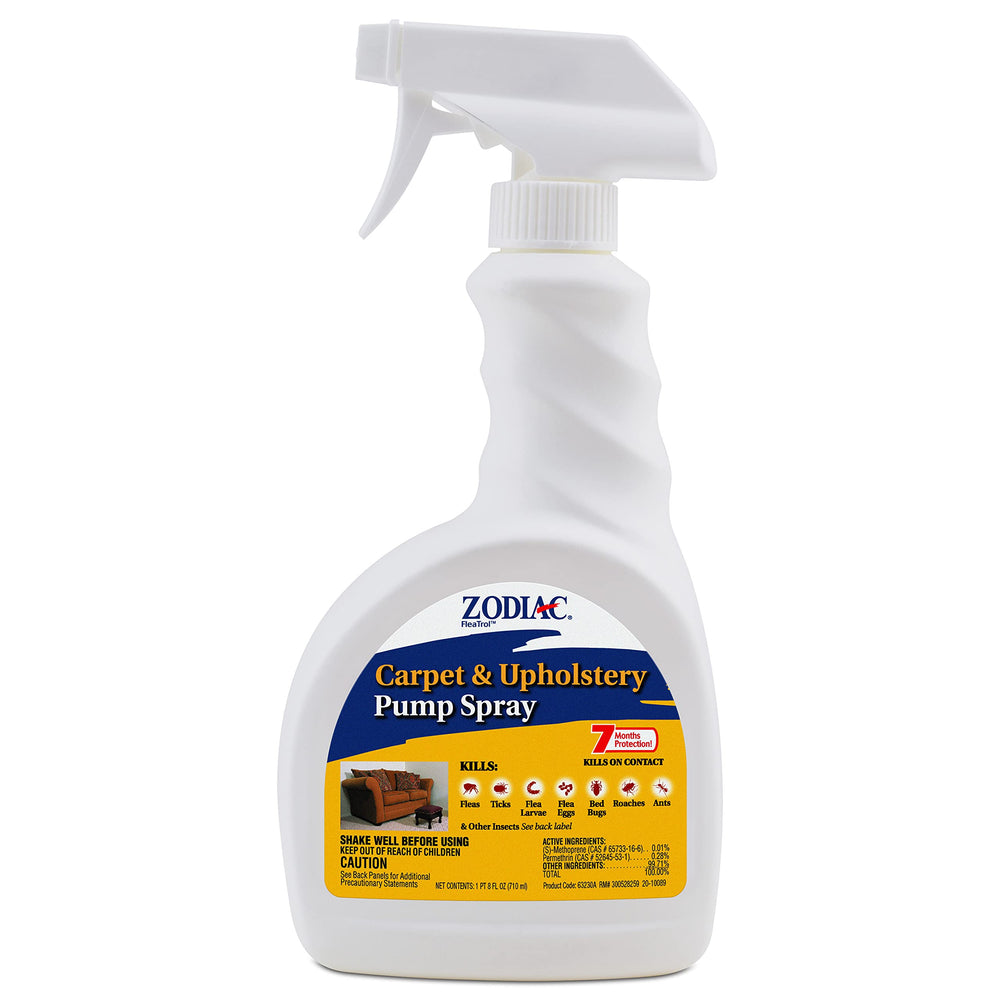 Zodiac pulverizador para alfombras y muebles: protección duradera contra pulgas.