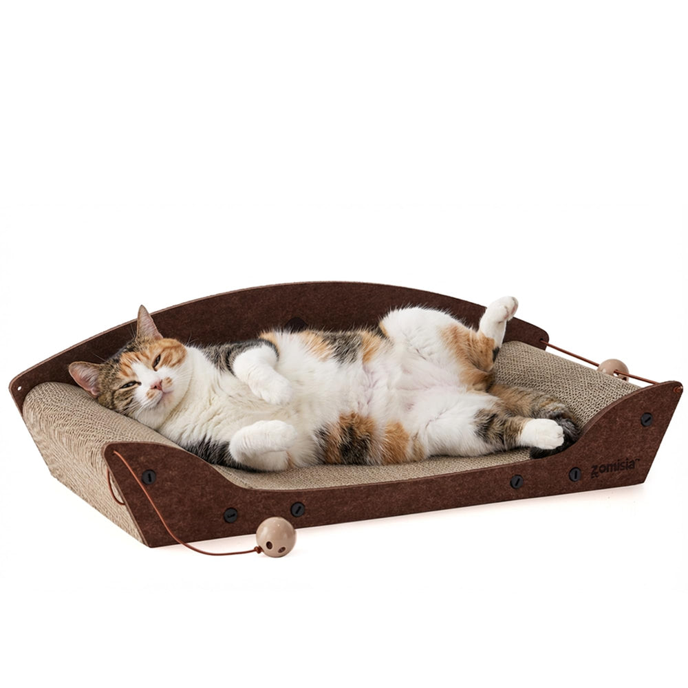 ZOMISIA rasca-gato 26 pulgadas, amplio para estirarse y jugar en casa.