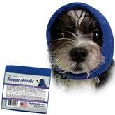 ZONI PETS Happy Hoodie, banda calmante para perros y gatos, azul, ideal para arreglo estético
