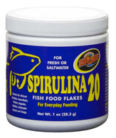 Zoo Med Aquatrol Spirulina en envase, fácil de almacenar para alimentar acuarios