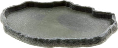 Zoo Med comedero roca para reptiles, detalle de textura, fácil de limpiar