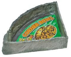 Zoo Med cuenco de agua en esquina para reptiles, ideal para beber y remojar