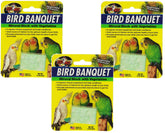 Zoo Med Bird Banquet bloque mineral vegetal pequeño para aves, promueve enriquecimiento al masticar