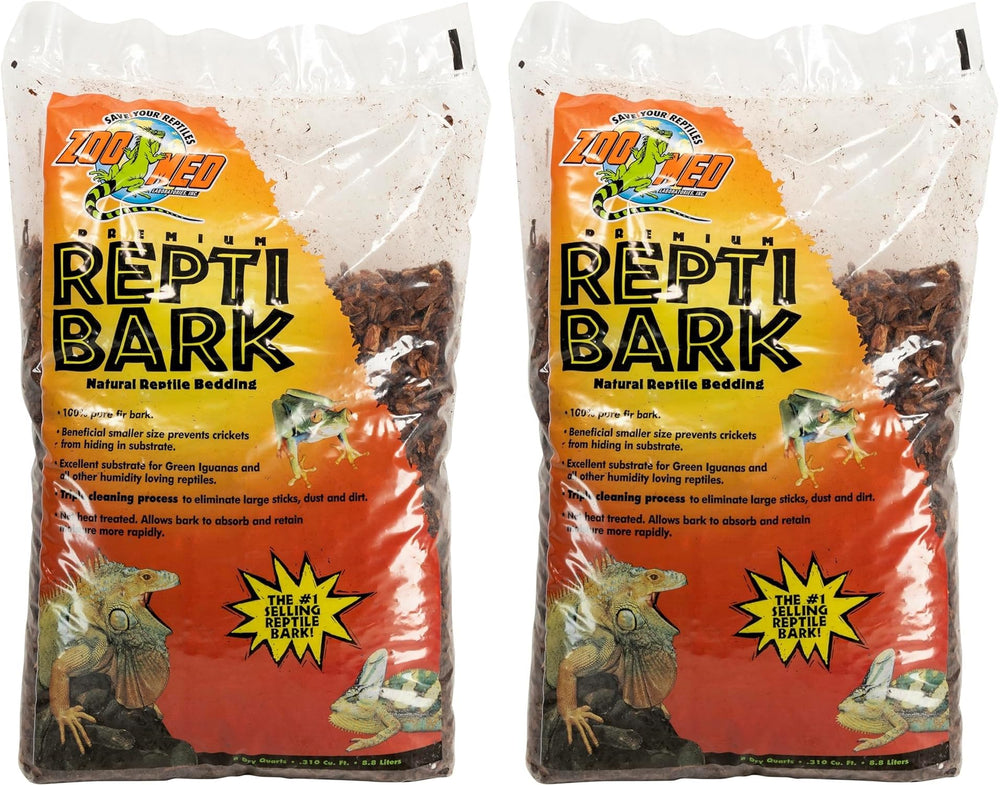 Zoo Med corteza de abeto para terrario; sustrato natural, absorbente.