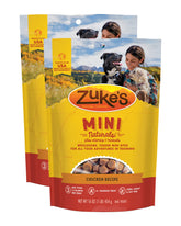 Zuke's Mini Naturals para entrenamiento canino con pollo, premio suave para reforzar órdenes