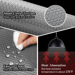 ZUNZINGY alfombra densa y duradera para reptiles, base resistente
