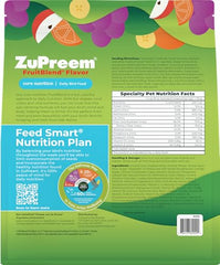ZuPreem FruitBlend pellets-coloridos para aves medianas, fomentan el forraje natural.