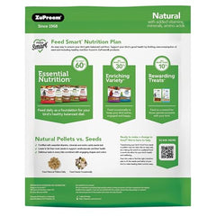 ZuPreem Natural gránulos de color uniforme para alimentación constante.