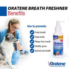 Zymox Oratene spray bucal para perros y gatos, reducción de olores