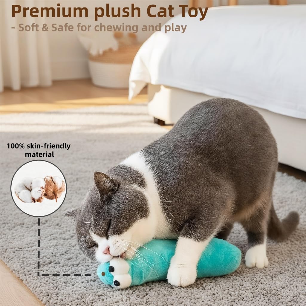 2BB juguete-gato-sonido-crujido: estimula la caza y mantiene al gato activo.