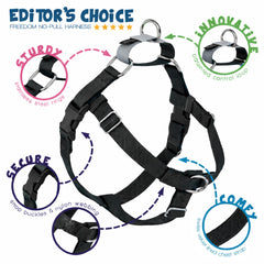 2 Hounds Design anilla frontal para dirigir al perro.