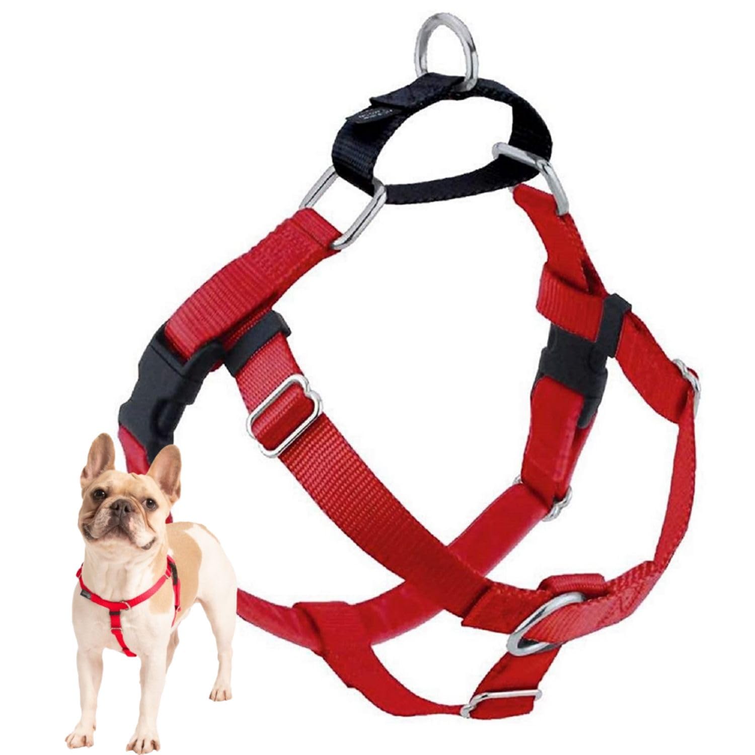 2 Hounds Design Freedom roja arnés para caminar con control