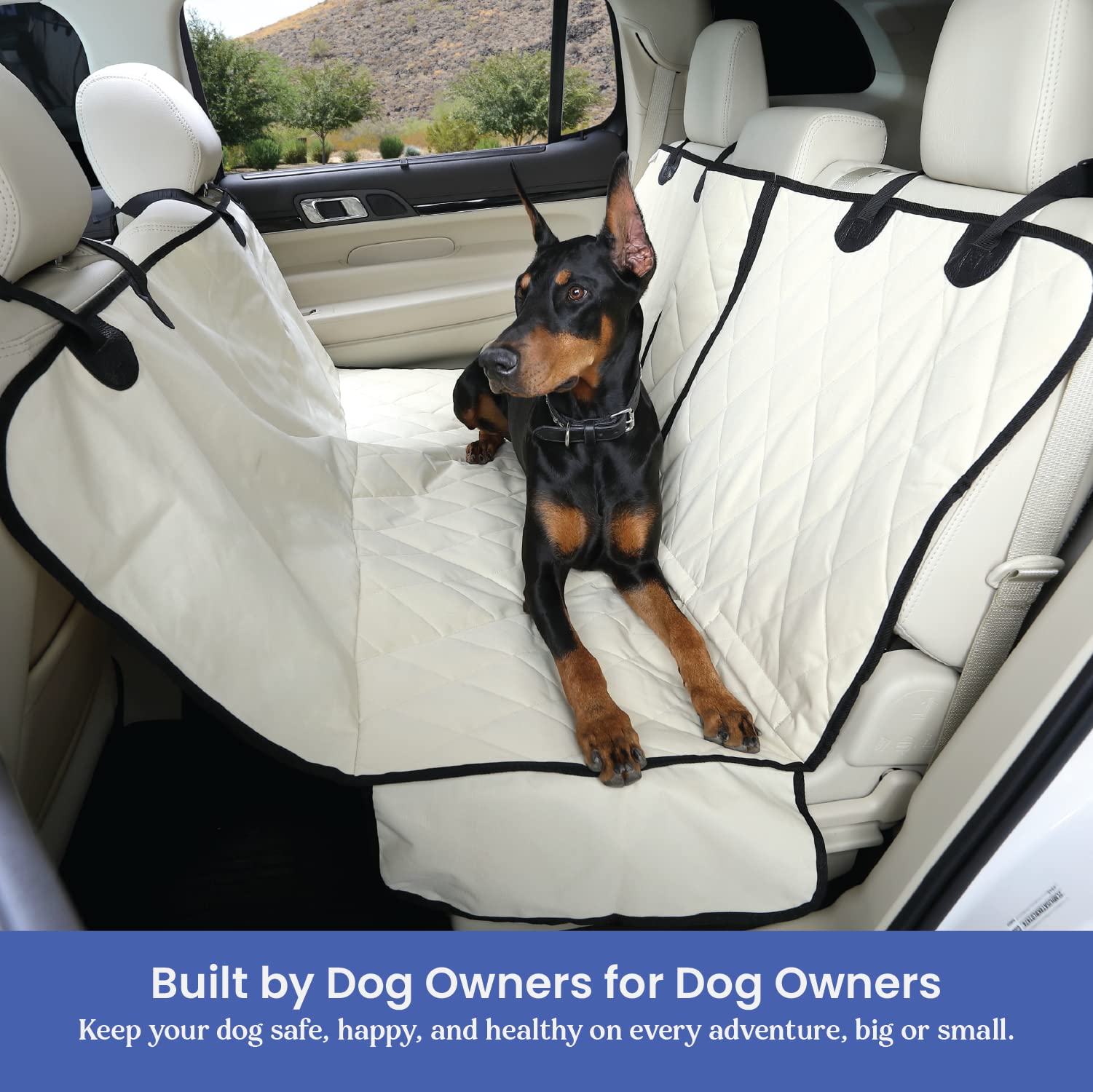4Knines hamaca perro coche antideslizante