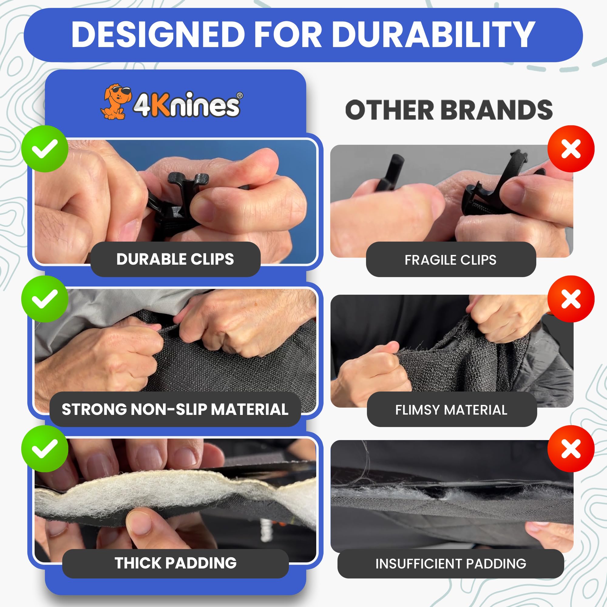 4Knines: instalación rápida y limpieza sencilla para cualquier salida.